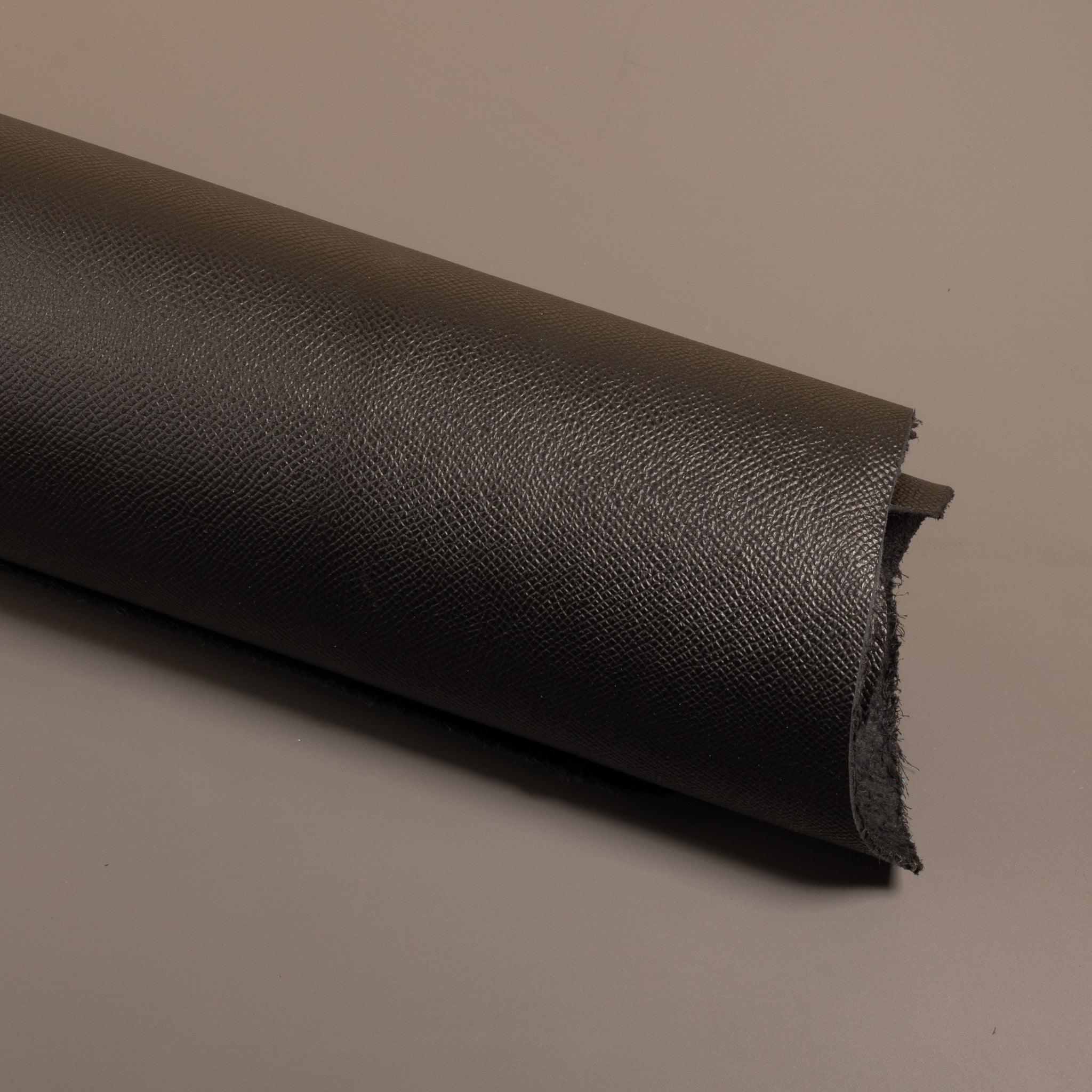 Epsom leather in black from Tannerie Haas